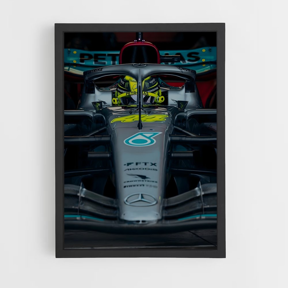 Poster La Flèche d'Argent – affiche Voitures de Formule 1 (vue 2)